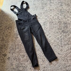 Women’s Black Denim Overalls - Classic Slim Fit